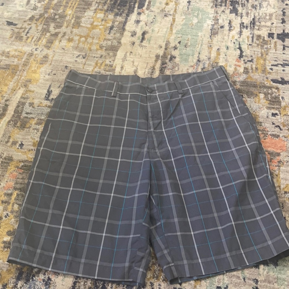 PGA Tour Plaid Golf Shorts